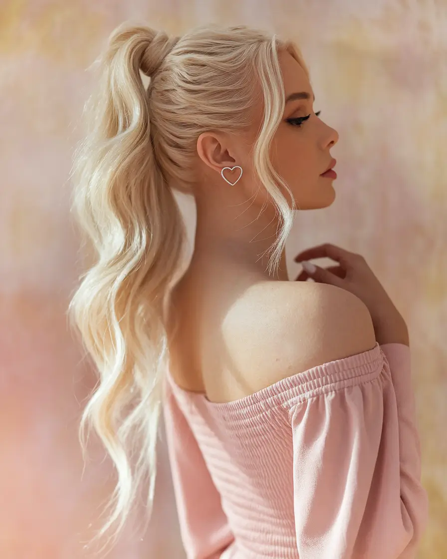 Chic Ponytail Hairstyles Easy Summer Updos