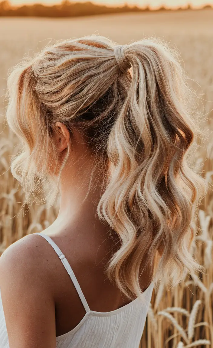 Chic Ponytail Hairstyles Easy Summer Updos