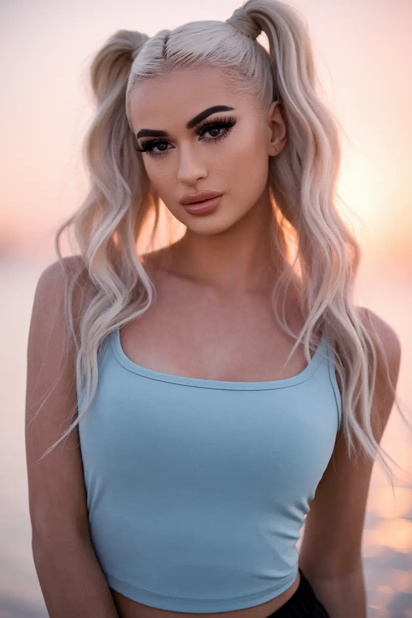 Chic Ponytail Hairstyles Easy Summer Updos
