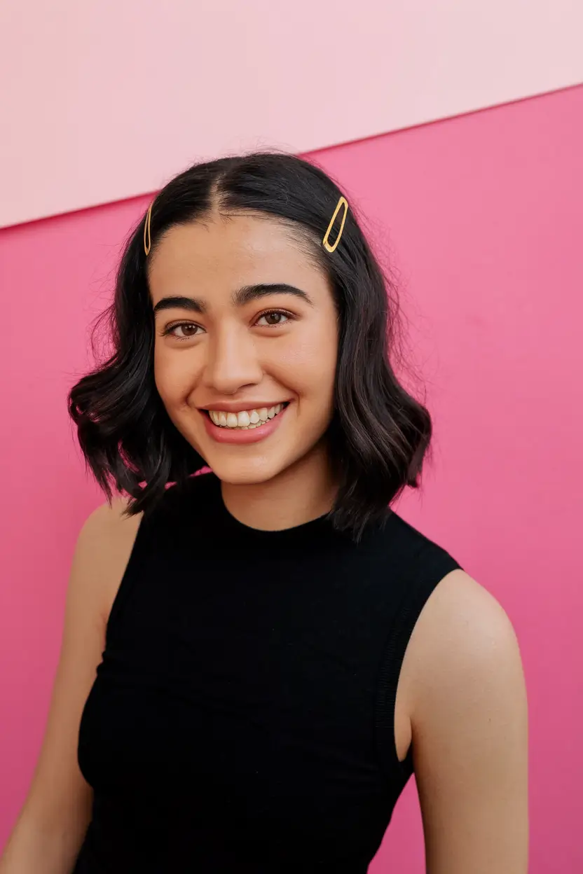 cute hairstyles summer easy Simple Clips with Loose Curls