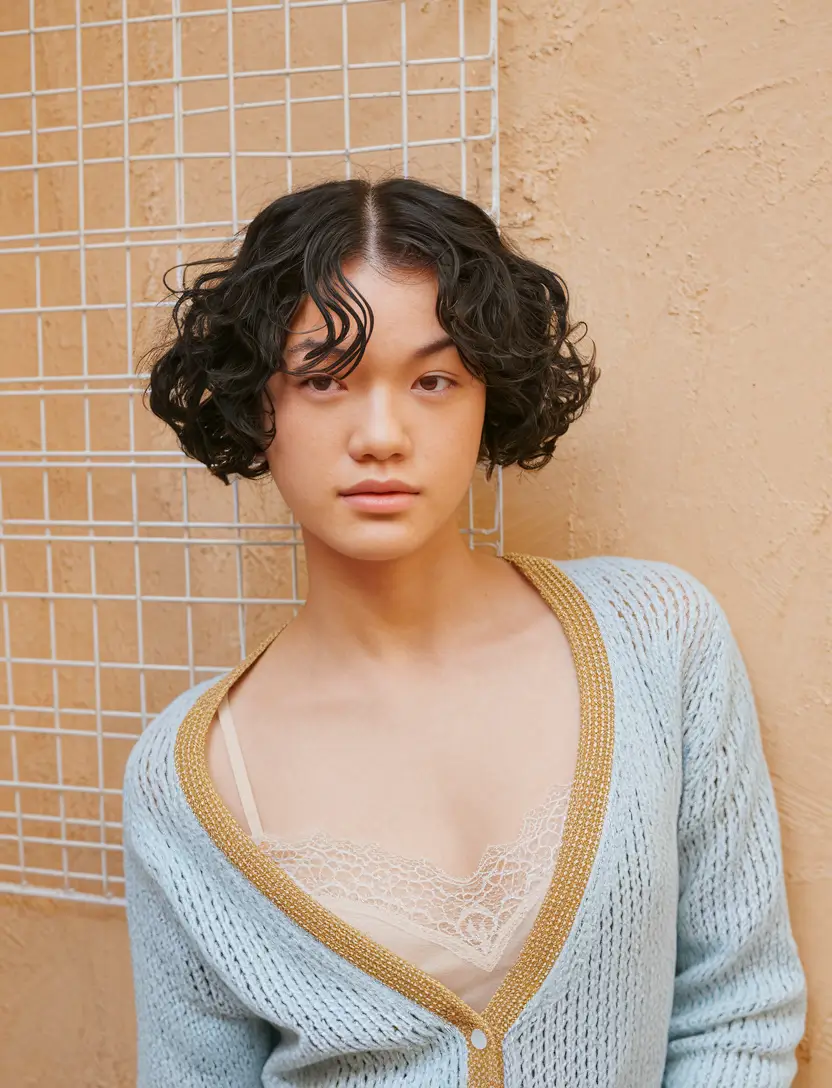 cute hairstyles summer curly Curly Bob with Defined Ringlets