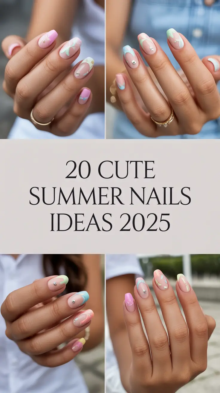 Cute Summer Nails Ideas 2025 That Will Make Your Hands the Main Character