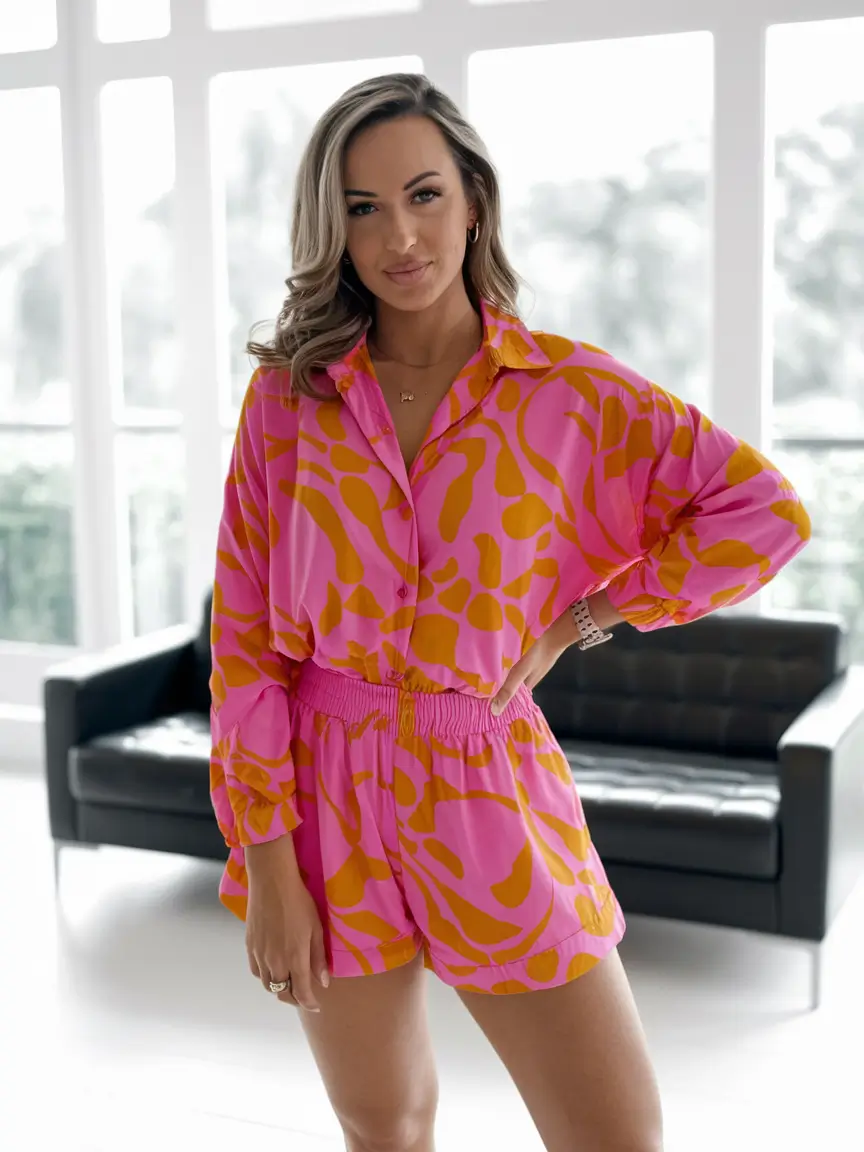 cute summer outfit inspo 2025 Effortlessly Bold in a Statement Co-Ord Set