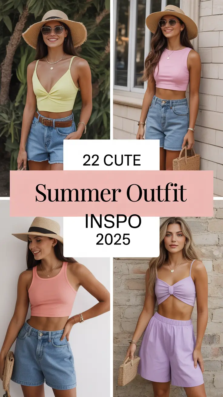 Cute Summer Outfit Inspo 2025: 22 Trendy Looks for Every Style and Body Type