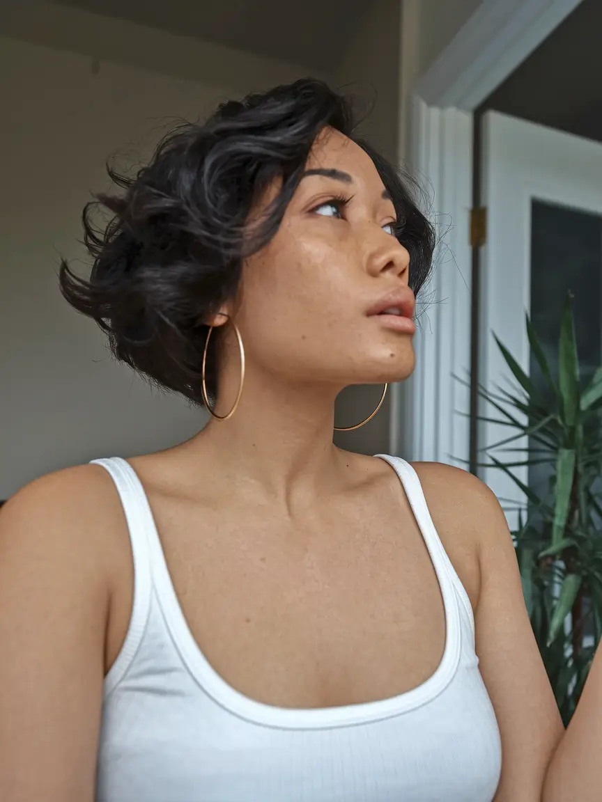 easy summer hairstyles for short hair bun