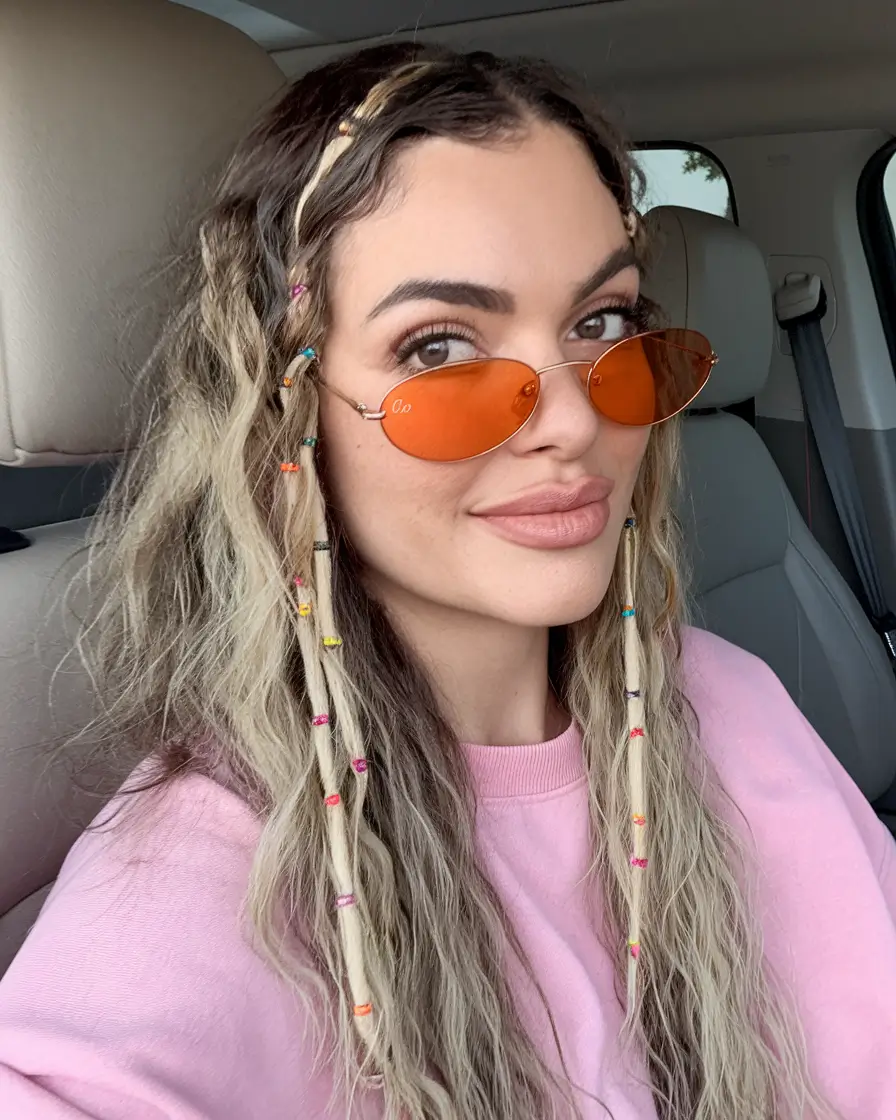 easy summer hairstyles Boho Beads for Road Trip Vibes