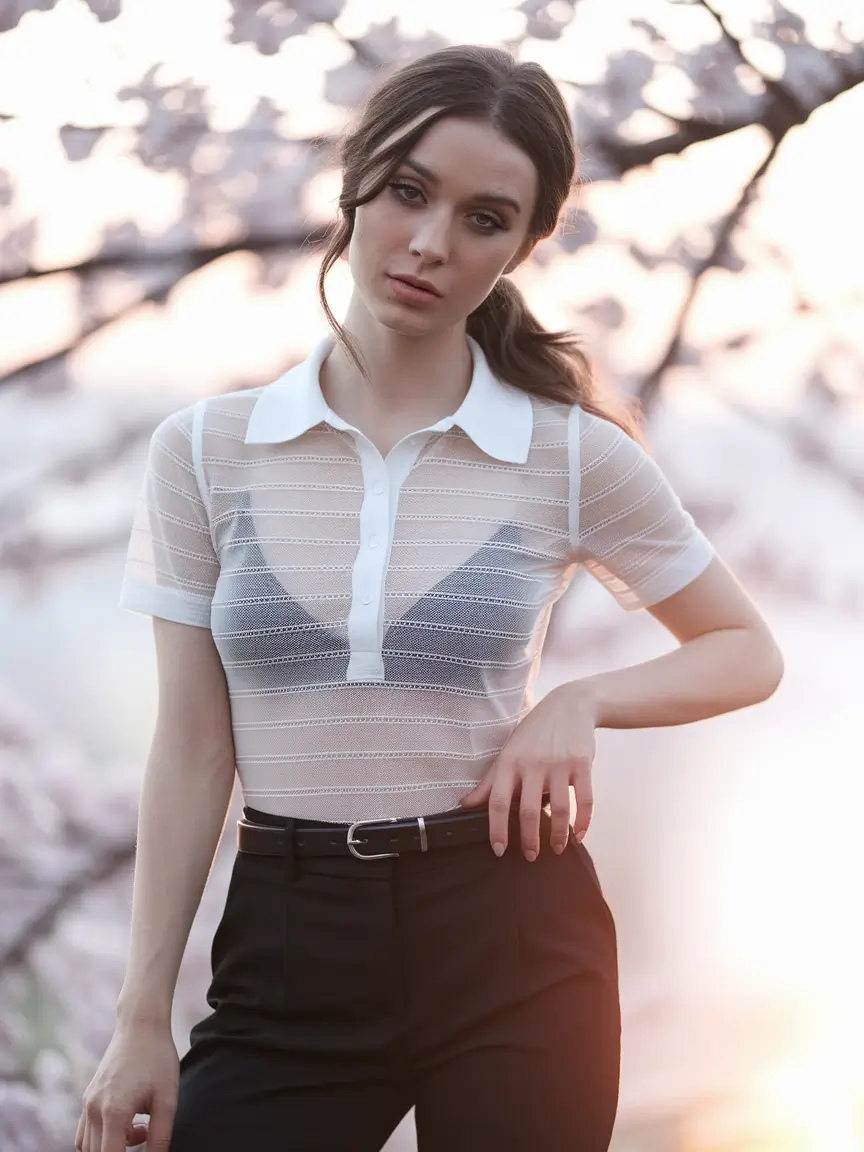 easy summer hairstyles Soft Pony with Face-Framing Elegance