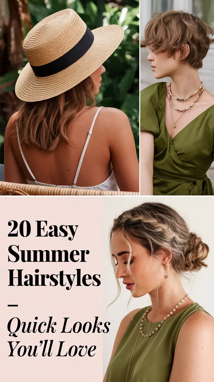 Easy Summer Hairstyles 2025 – Quick Looks You’ll Love for Every Hair Type