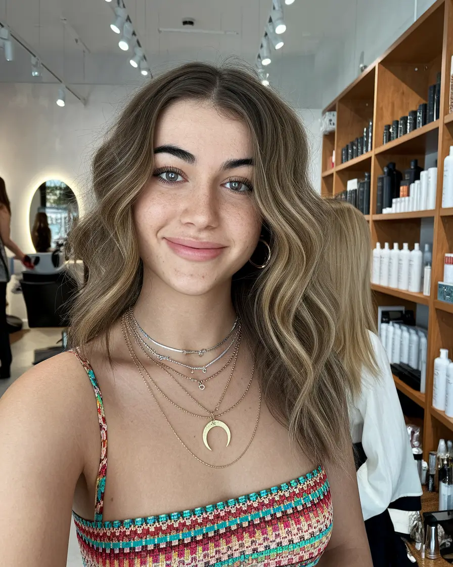 Effortless Summer Hairstyles Soft Barrel Waves on Golden Blonde Layers