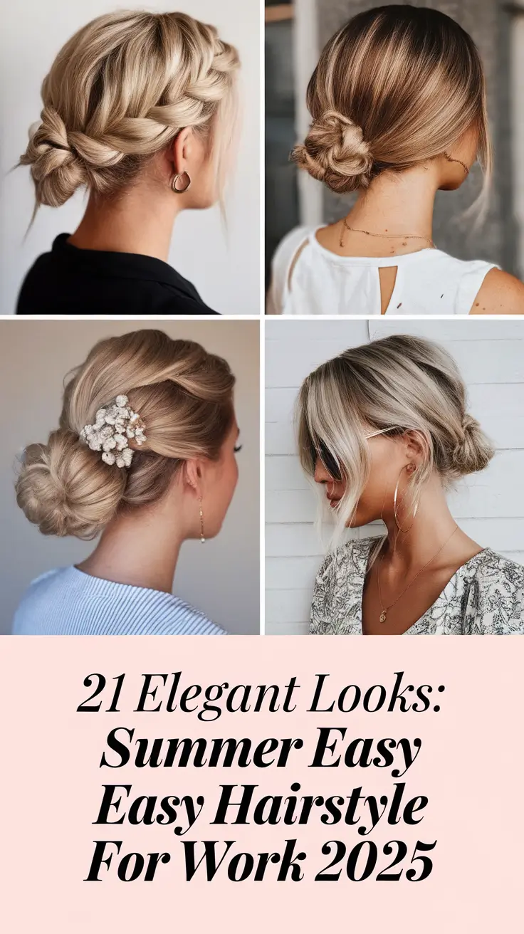 Elegant Looks: Summer Easy Hairstyle for Work 2025 That Are Chic, Quick & Office-Ready