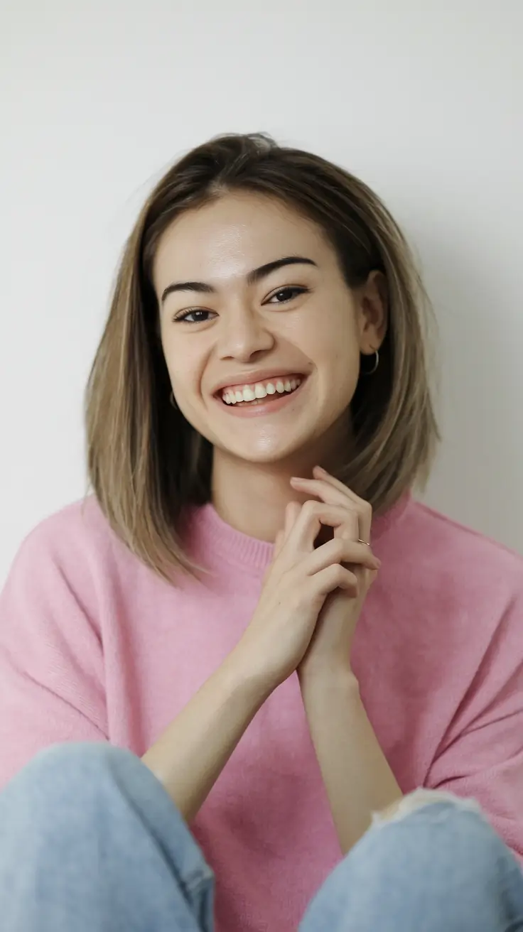 summer simple hairstyles Natural Bob with Lived-In Ease