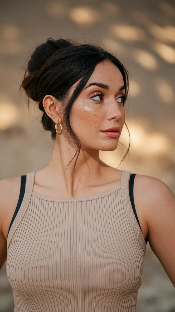 summer simple hairstyles Messy Bun That Feels Effortlessly Intentional