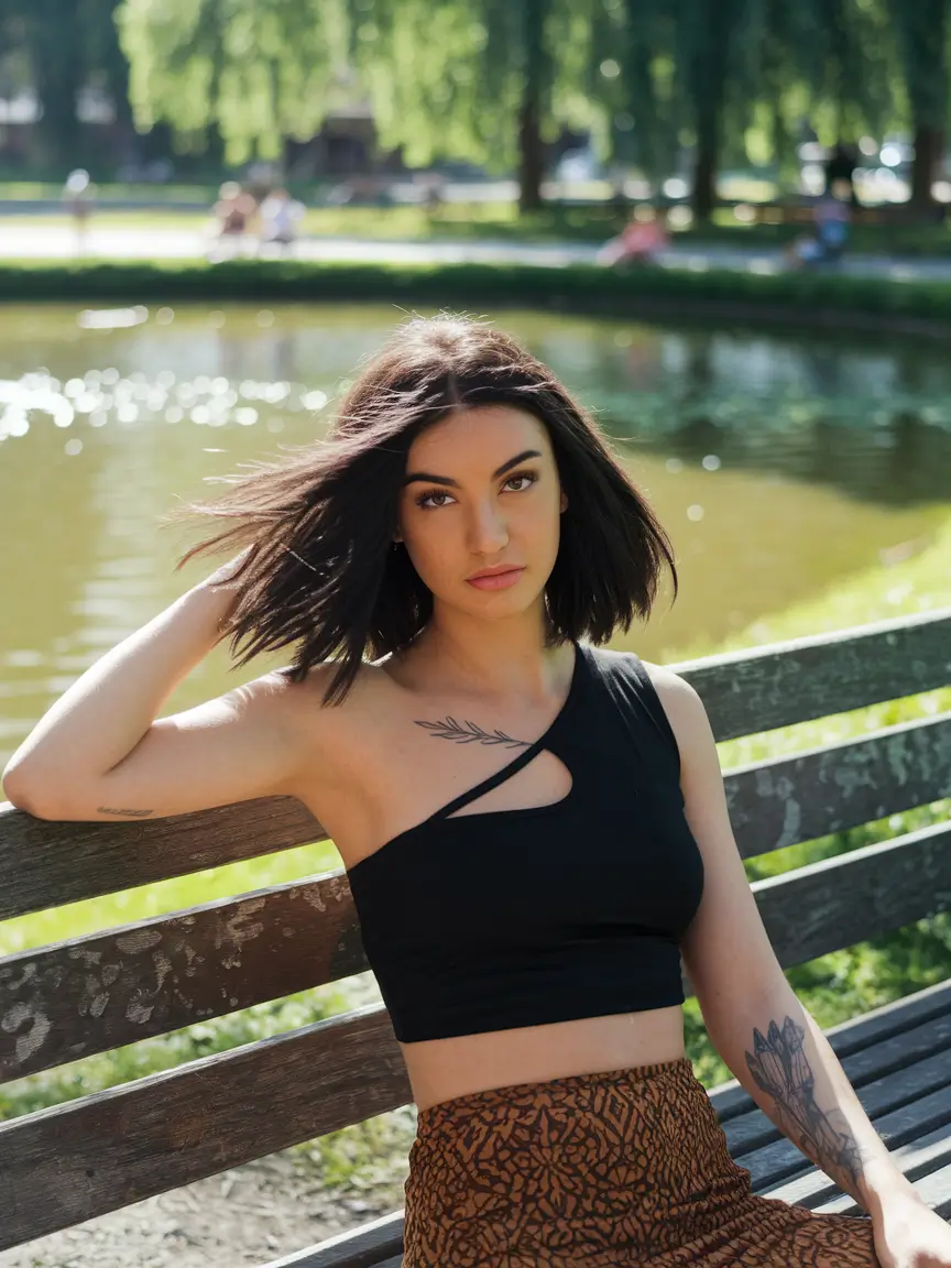 summer simple hairstyles Blunt Ends and Park Vibes