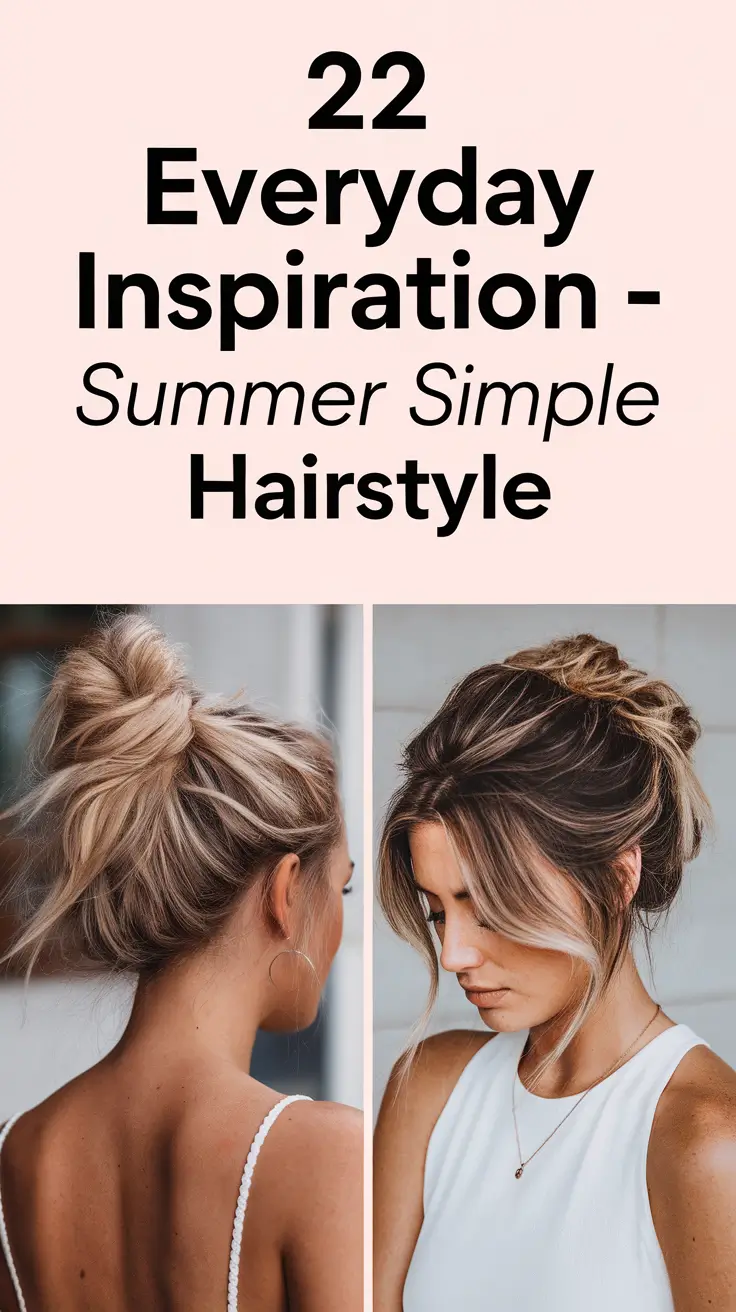 Everyday Inspiration: Simple Summer Hairstyles 2025 for Every Mood & Length