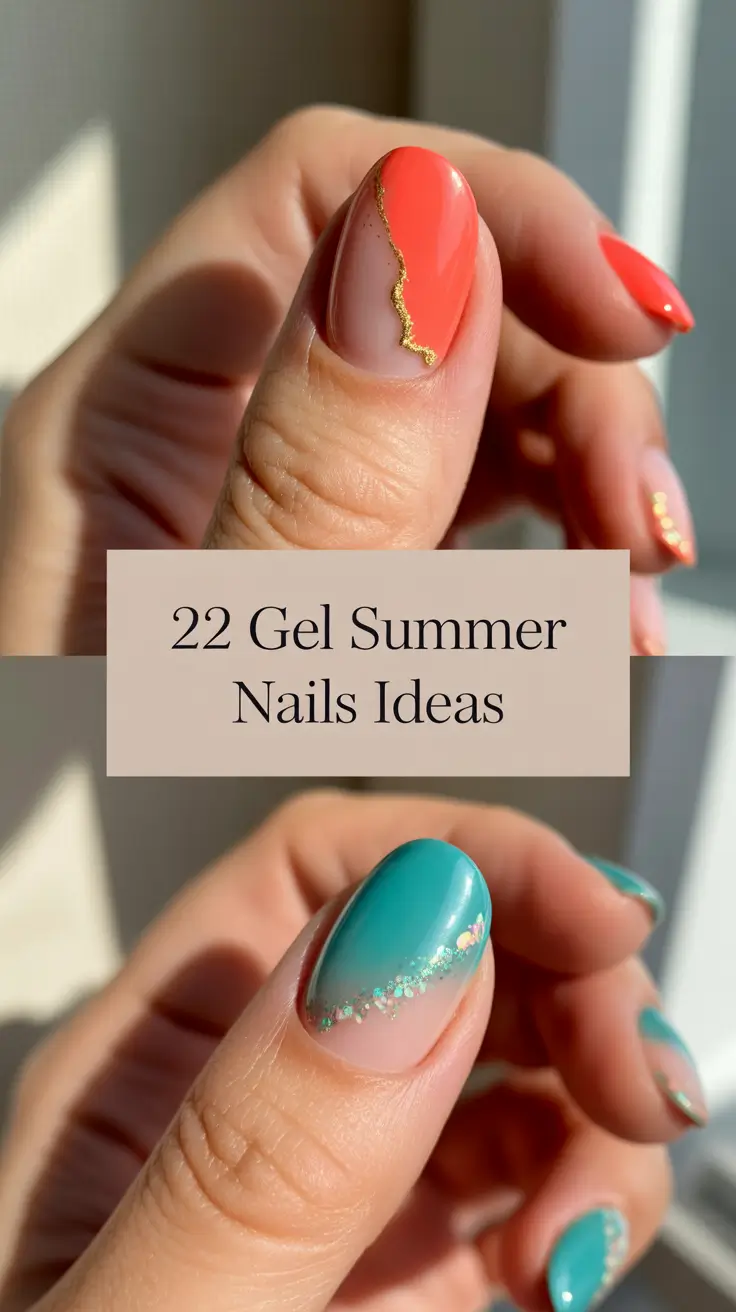 Gel Summer Nails Ideas 2025 That Are Too Cute to Miss – From Soft Pink to 3D Blooming Looks