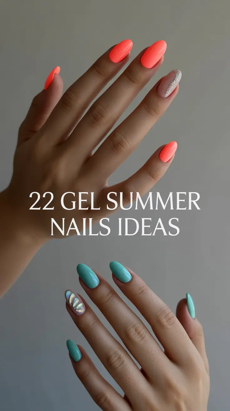 Gel Summer Nails Ideas 2025 That Are Too Cute to Miss – From Soft Pink to 3D Blooming Looks