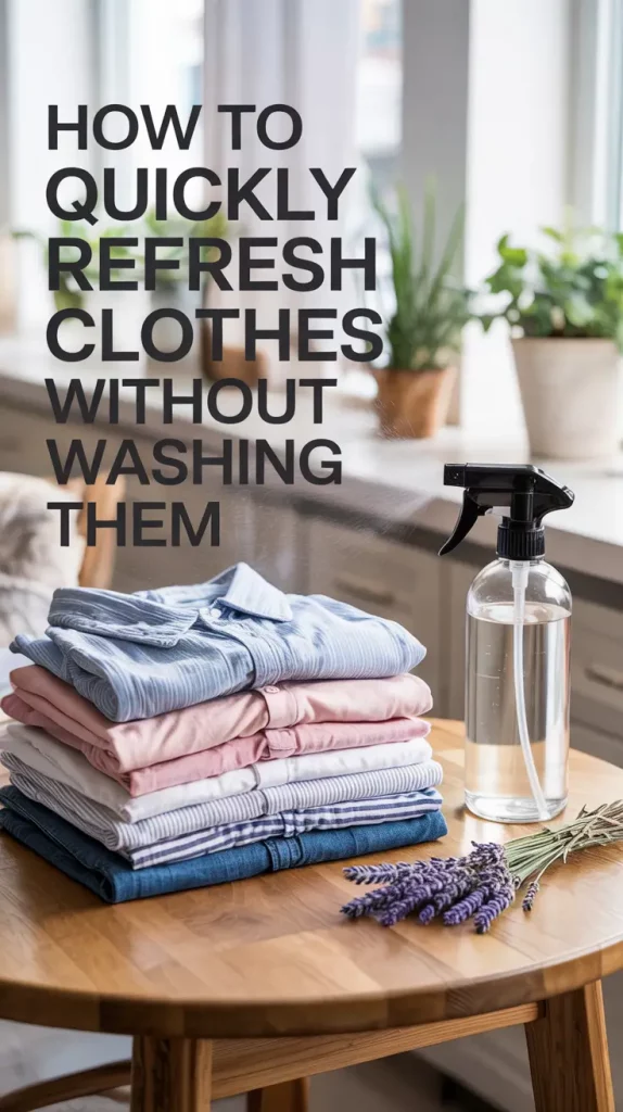 How to Quickly Refresh Clothes Without Washing in 2025: 7 Smart and Easy Solutions