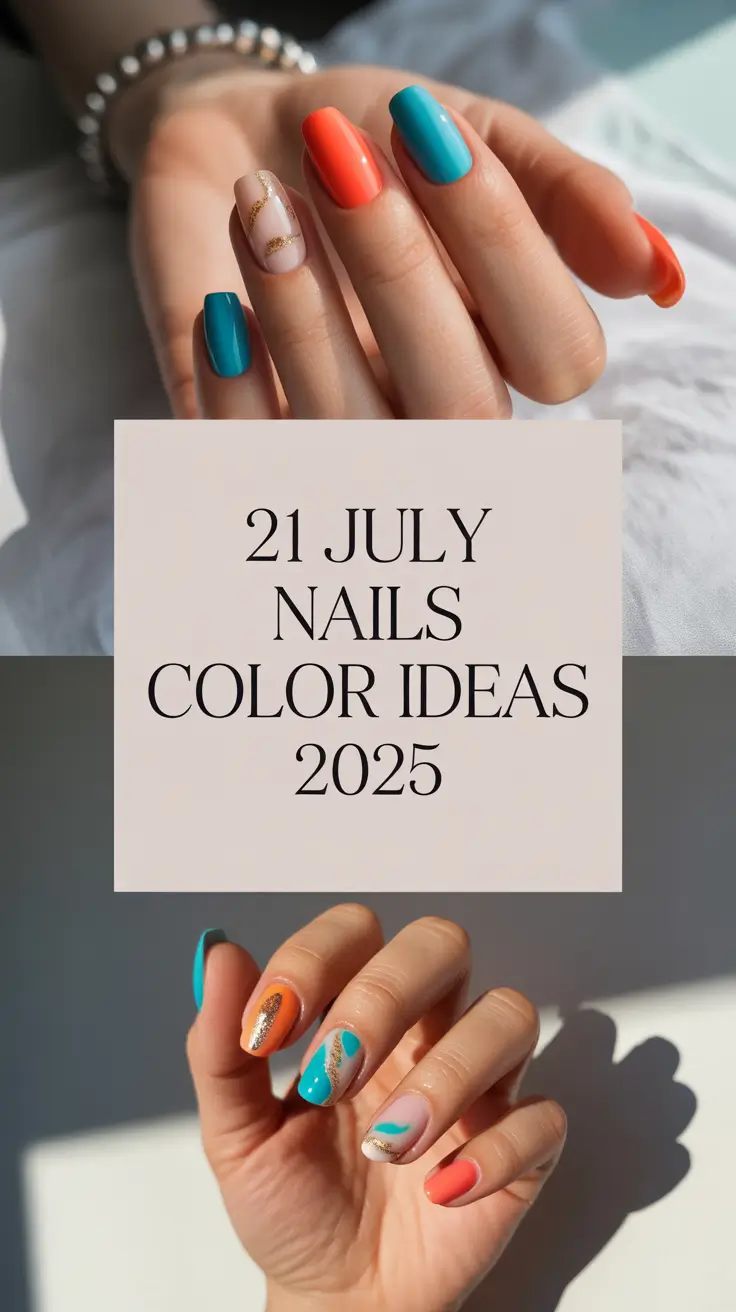 July Nails Color Ideas 2025 – Bold, Beautiful, and On-Trend Summer Styles