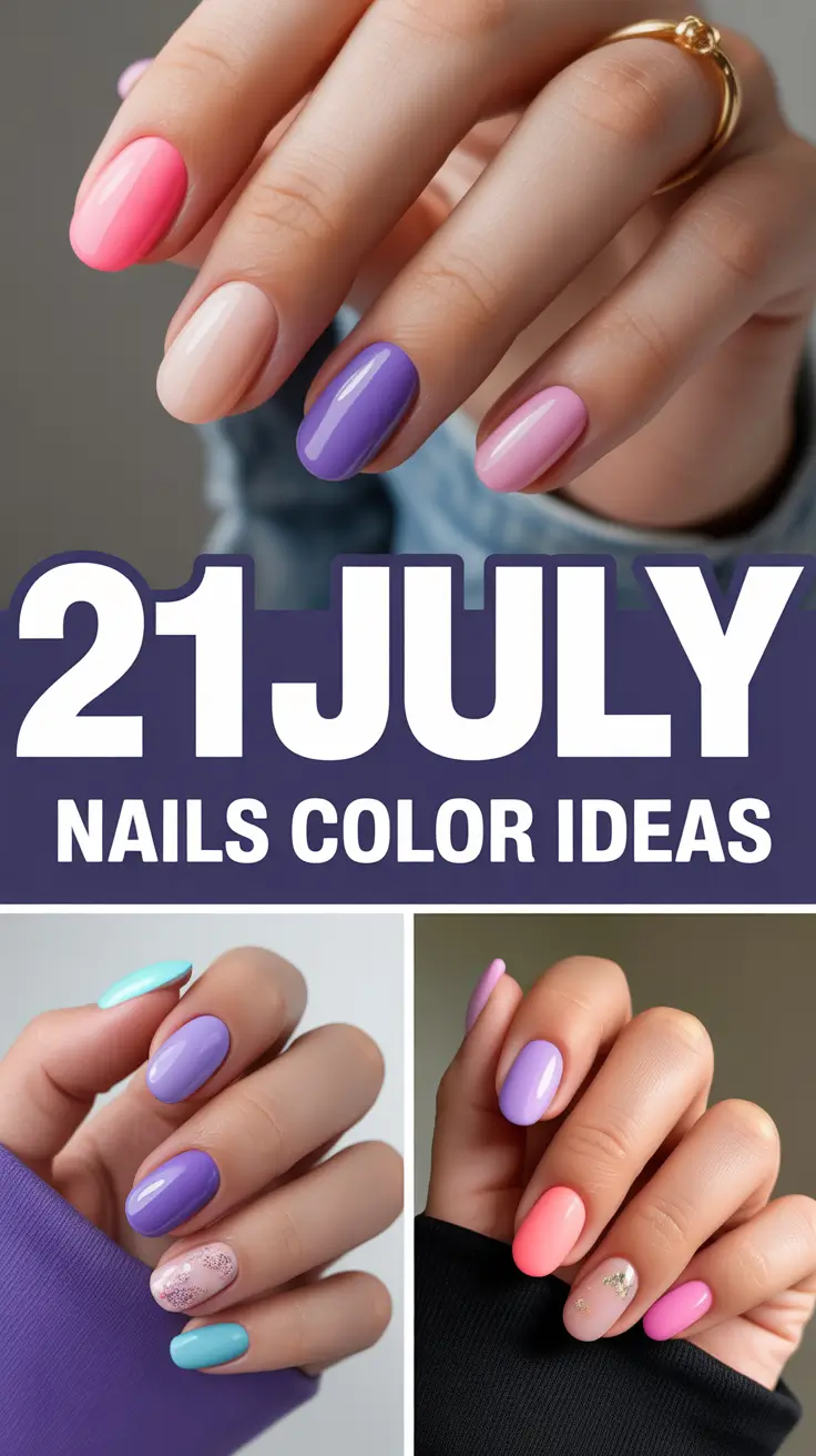 July Nails Color Ideas 2025 – Bold, Beautiful, and On-Trend Summer Styles