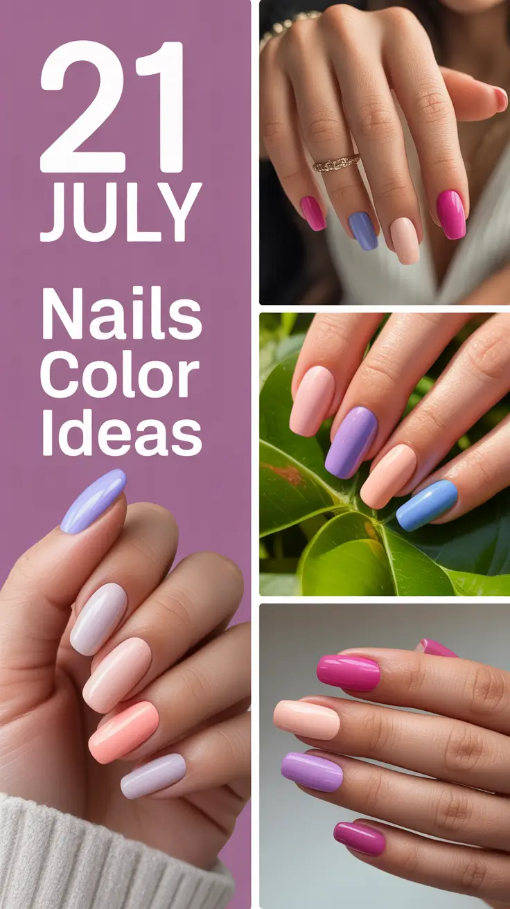 July Nails Color Ideas 2025 – Bold, Beautiful, and On-Trend Summer Styles