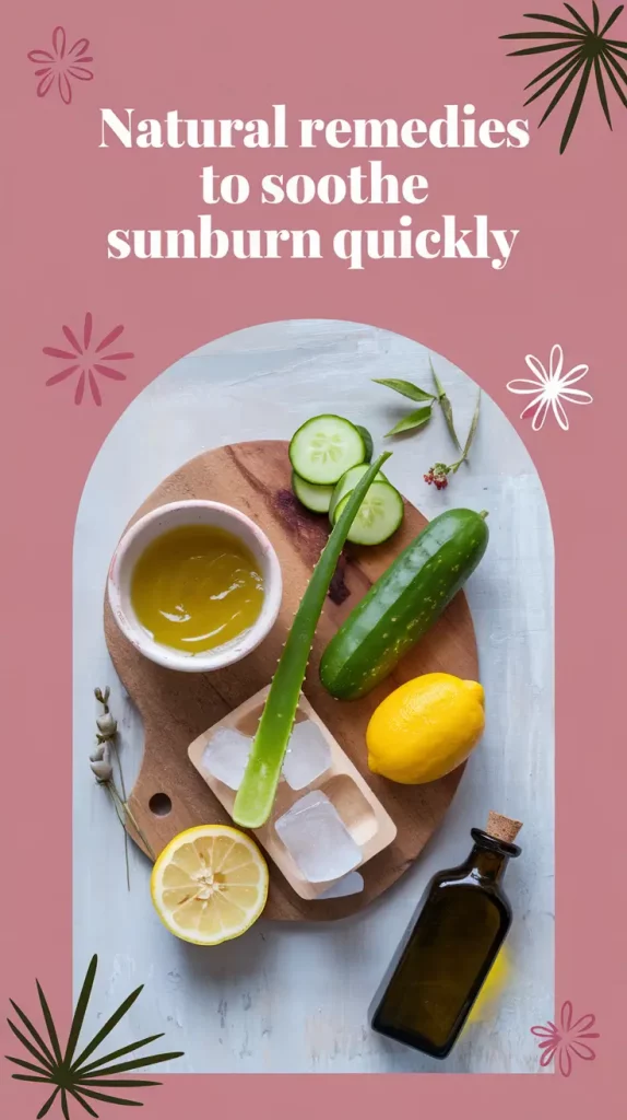 Natural Remedies to Soothe Sunburn Quickly: What Helped Me