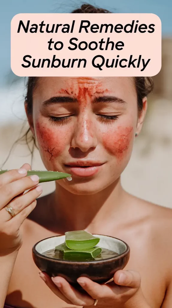 Natural Remedies to Soothe Sunburn Quickly: What Helped Me