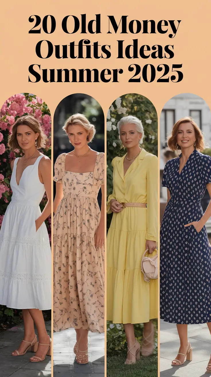 Old Money Outfits Ideas Summer 2025: Timeless Style for a Classy Summer