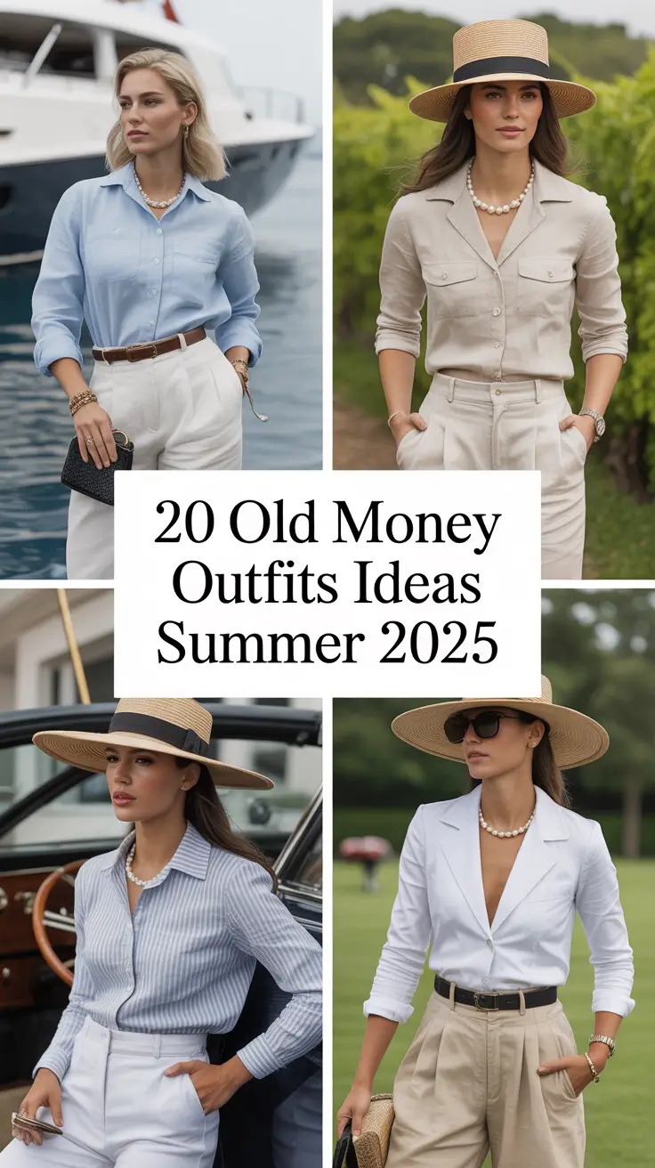 Old Money Outfits Ideas Summer 2025: Timeless Style for a Classy Summer