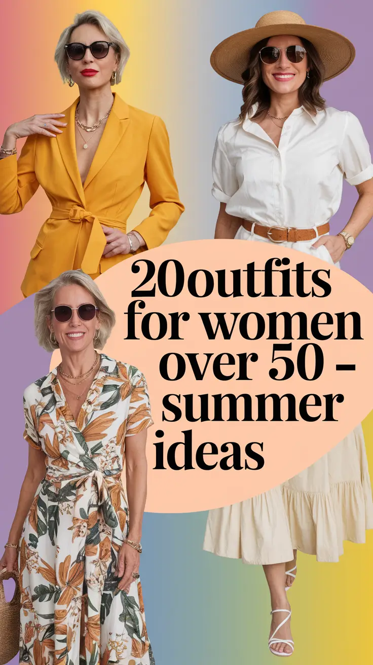 Outfits for Women Over 50 – Summer 2025 Ideas for Stylish and Casual Looks