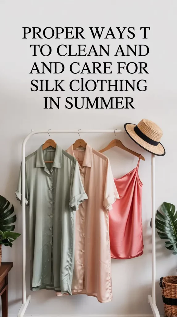 Proper Ways to Clean and Care for Silk Clothing in Summer 2025: Expert Guide