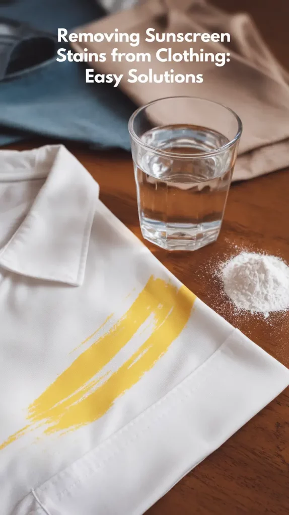 Removing Sunscreen Stains From Clothes: Best Expert Solutions That Work in 2025