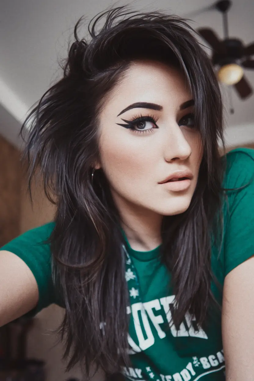 Shaggy Haircuts Trending Summer Rocker Layers with Edge