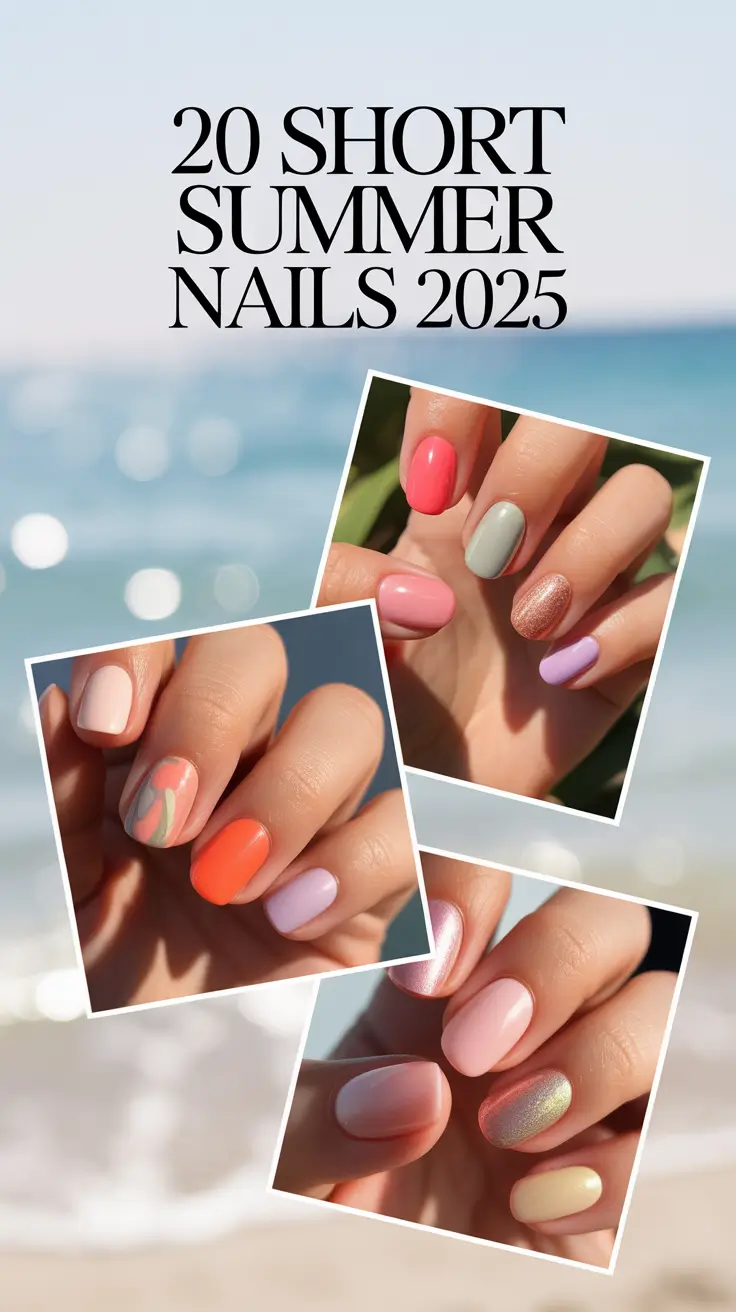 Short Summer Nails 2025: Fresh and Trendy Nail Designs to Rock the Beach