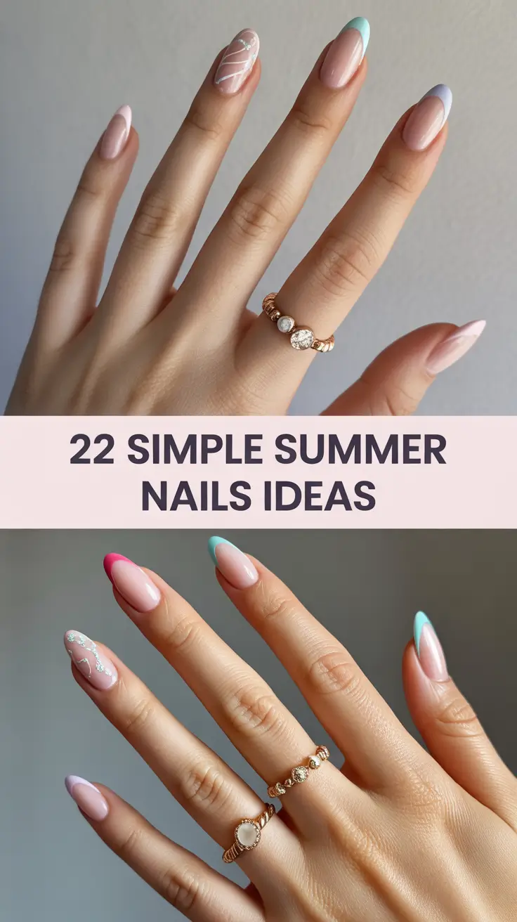 Simple Summer Nails Ideas 2025 That Are Too Cute to Skip