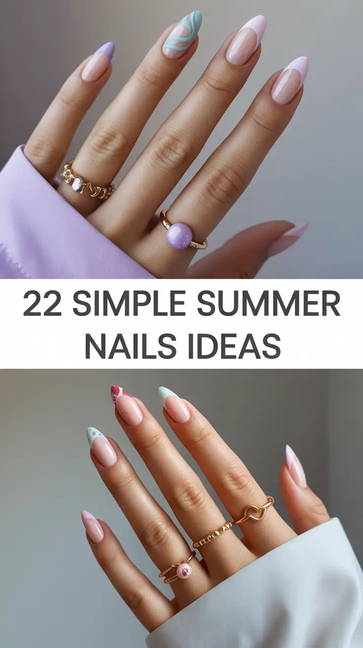 Simple Summer Nails Ideas 2025 That Are Too Cute to Skip