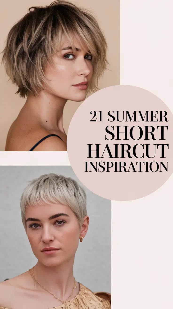 Summer 2025 Short Haircut Inspiration: 21 Cute Ideas for Women Who Want a Fresh Look