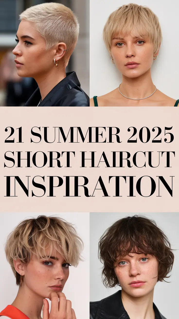 Summer 2025 Short Haircut Inspiration: 21 Cute Ideas for Women Who Want a Fresh Look