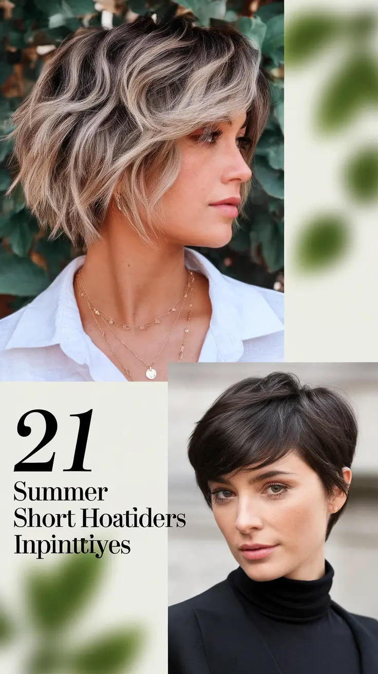 Summer 2025 Short Haircut Inspiration: 21 Cute Ideas for Women Who Want a Fresh Look