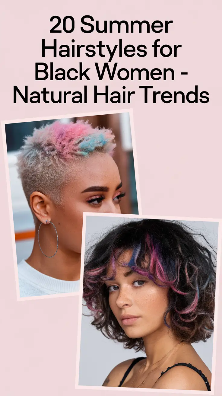 Summer Hairstyles for Black Women - Natural Hair Trends 2025: Bold & Beautiful Looks