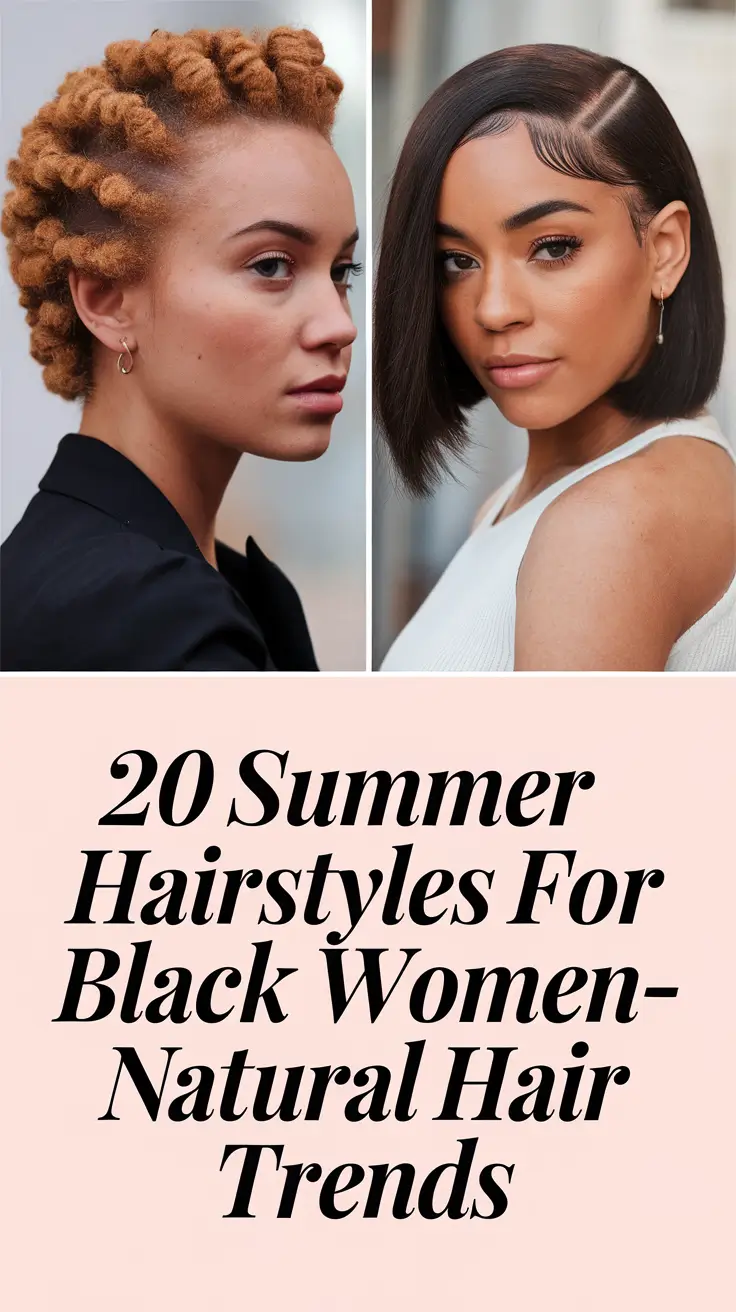 Summer Hairstyles for Black Women - Natural Hair Trends 2025: Bold & Beautiful Looks