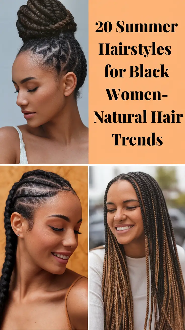 Summer Hairstyles for Black Women - Natural Hair Trends 2025: Bold & Beautiful Looks