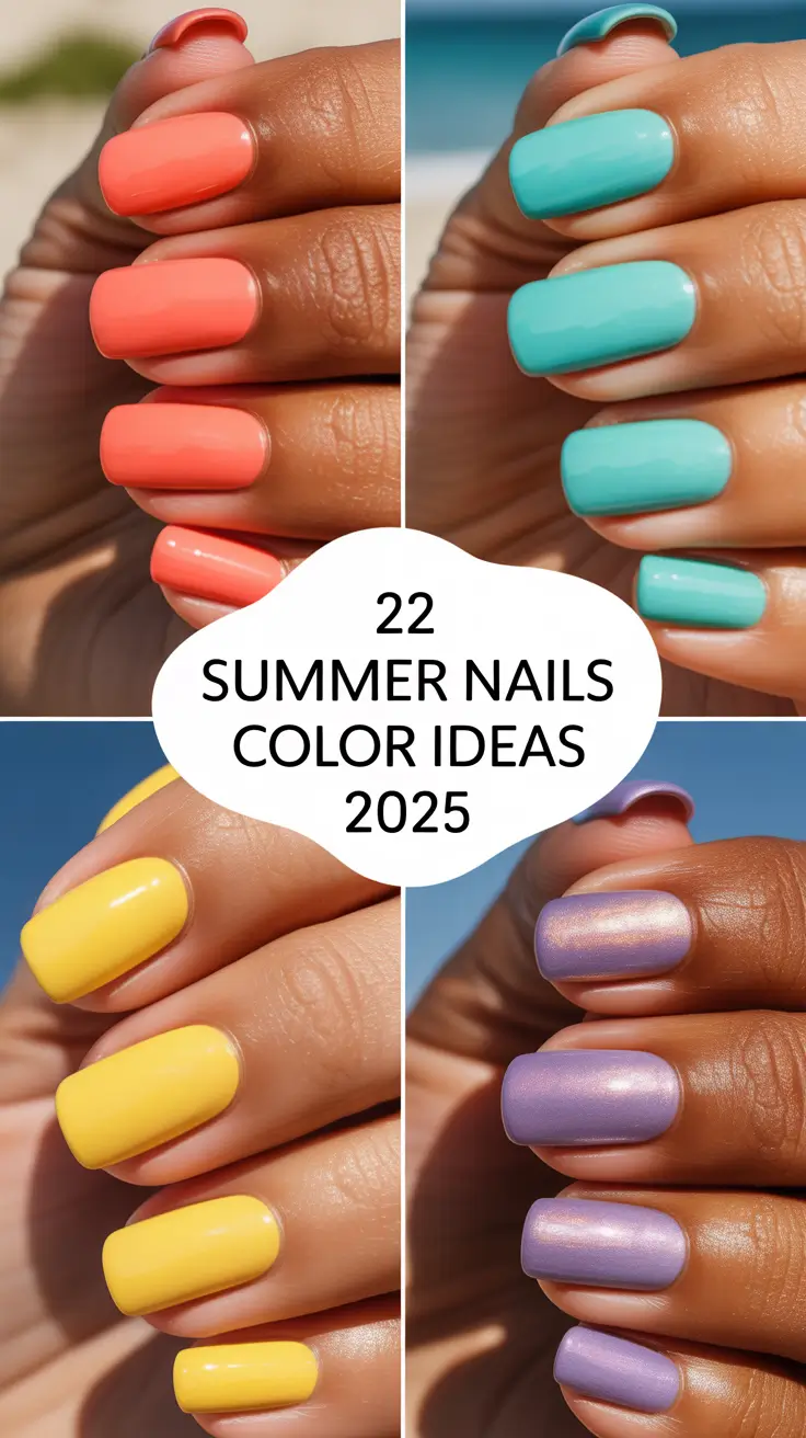 Summer Nails Color Ideas 2025: The Ultimate Guide to Bold and Bright Looks