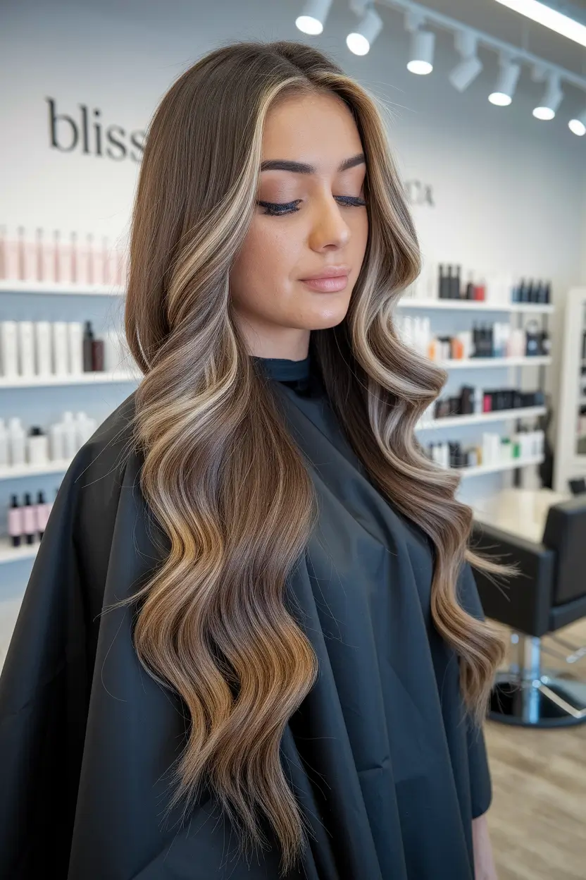 summer hair color for brunettes highlights sun kissed brown