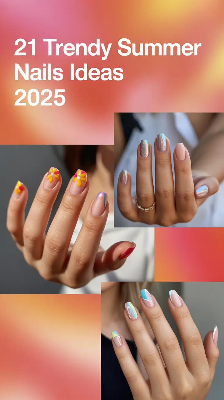 Trendy Summer Nails Ideas 2025 That’ll Make You Obsessed with Hot Pink & More