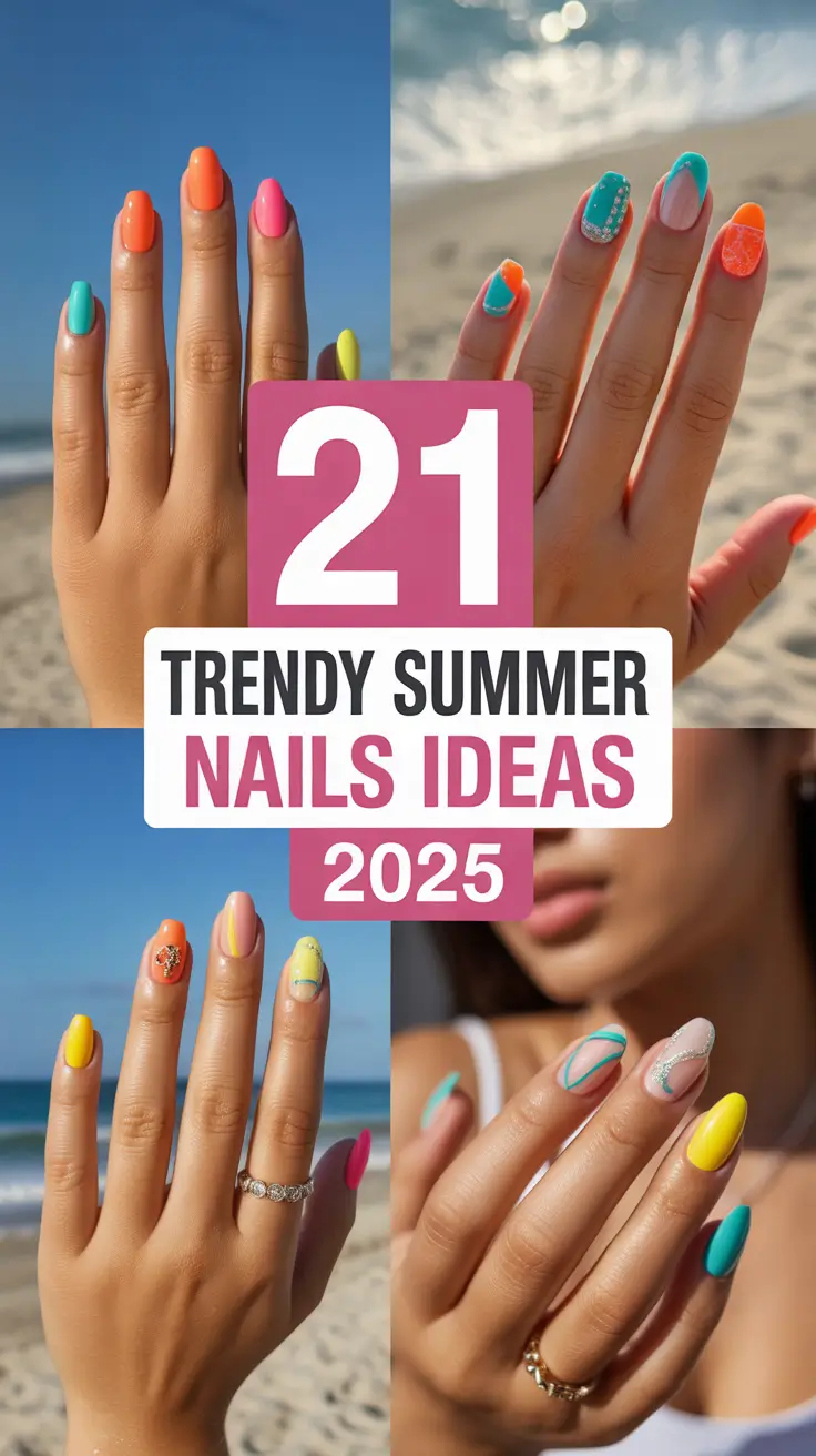 Trendy Summer Nails Ideas 2025 That’ll Make You Obsessed with Hot Pink & More