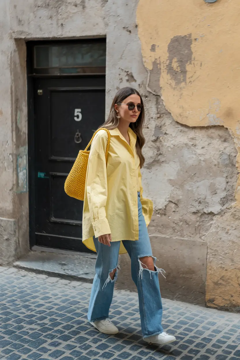 july wardrobe Relaxed Oversize & Ripped Denim