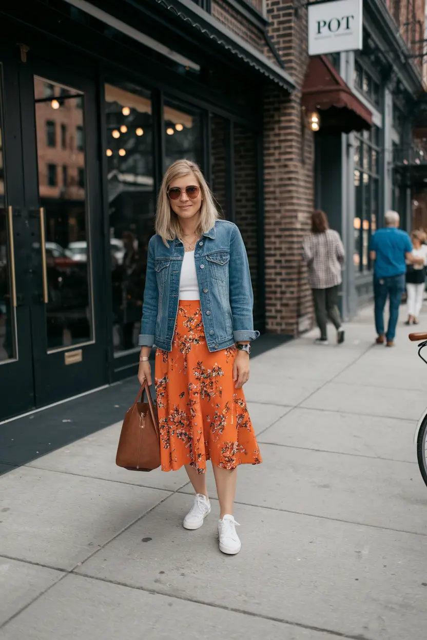 july capsule wardrobe Floral & Denim, Always a Win