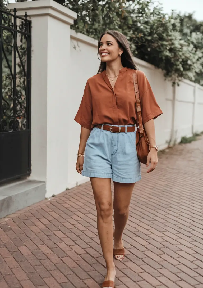 alaska cruise wardrobe july Earthy Hues & Belted Calm