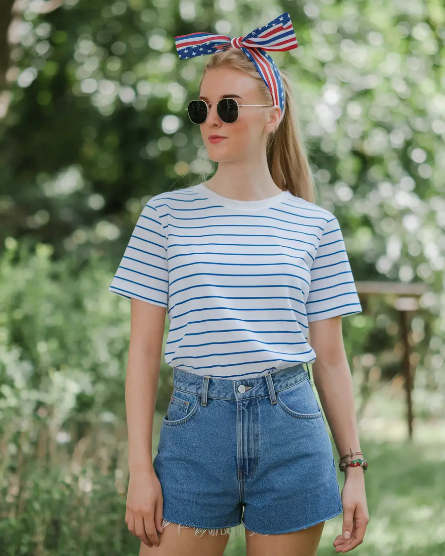 4th of july wardrobe Stripes & Stars, But Subtle
