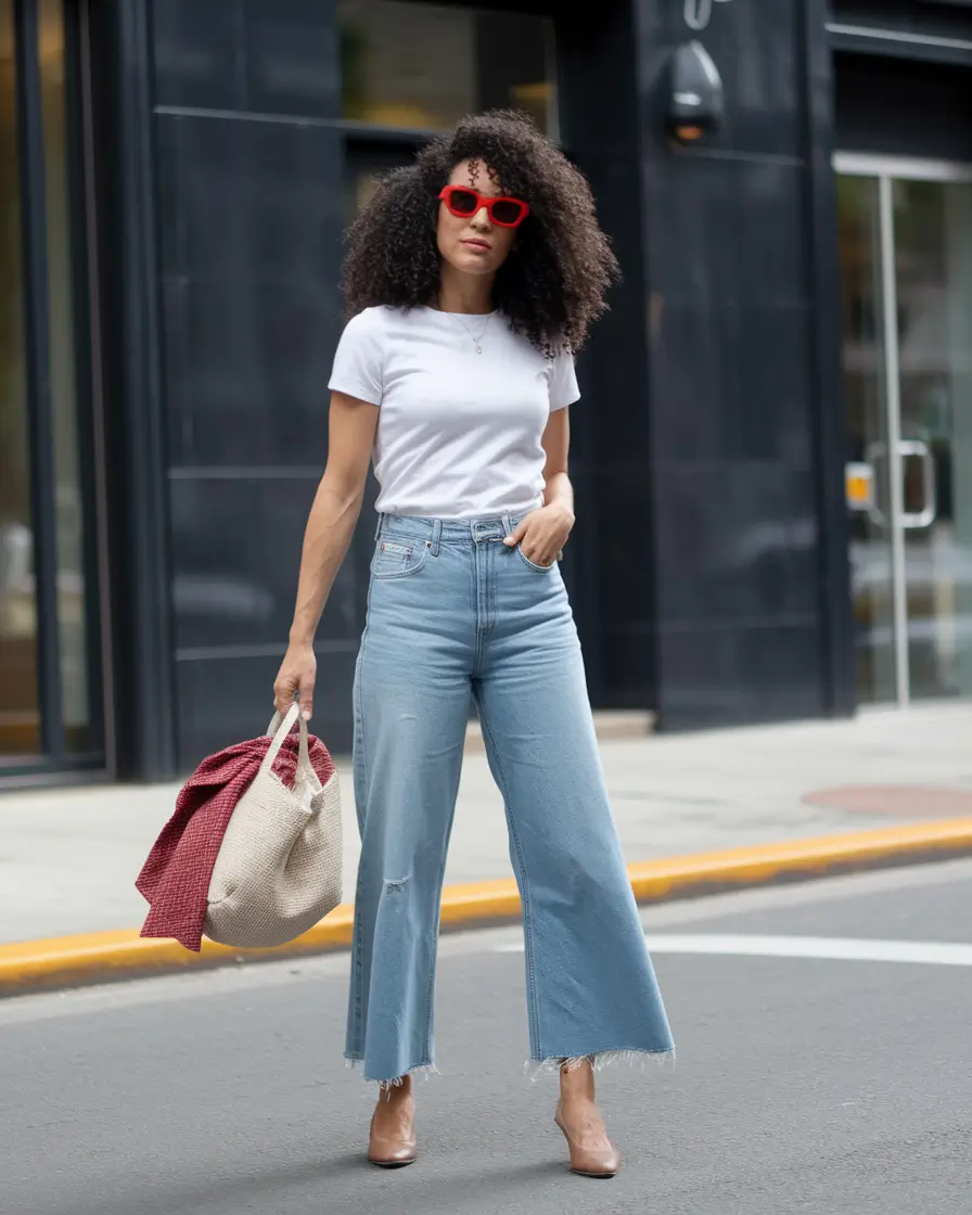 4th of july wardrobe Downtown Denim With a Pop